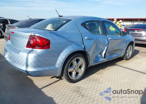 2013 Dodge Avenger Se из США, поврежденный, VIN 1C3CDZAB0DN638736